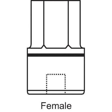 Strybuc Female Crank Handle Adapter 39-105